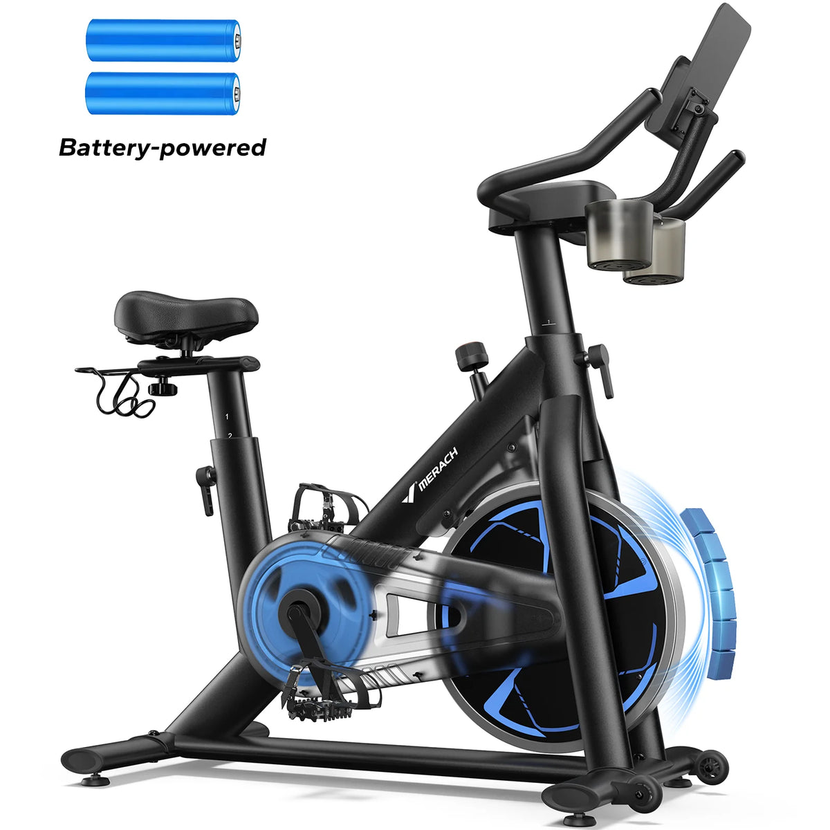 Merach Magnetic Exercise Bike With App Connectivity For Home Cardio