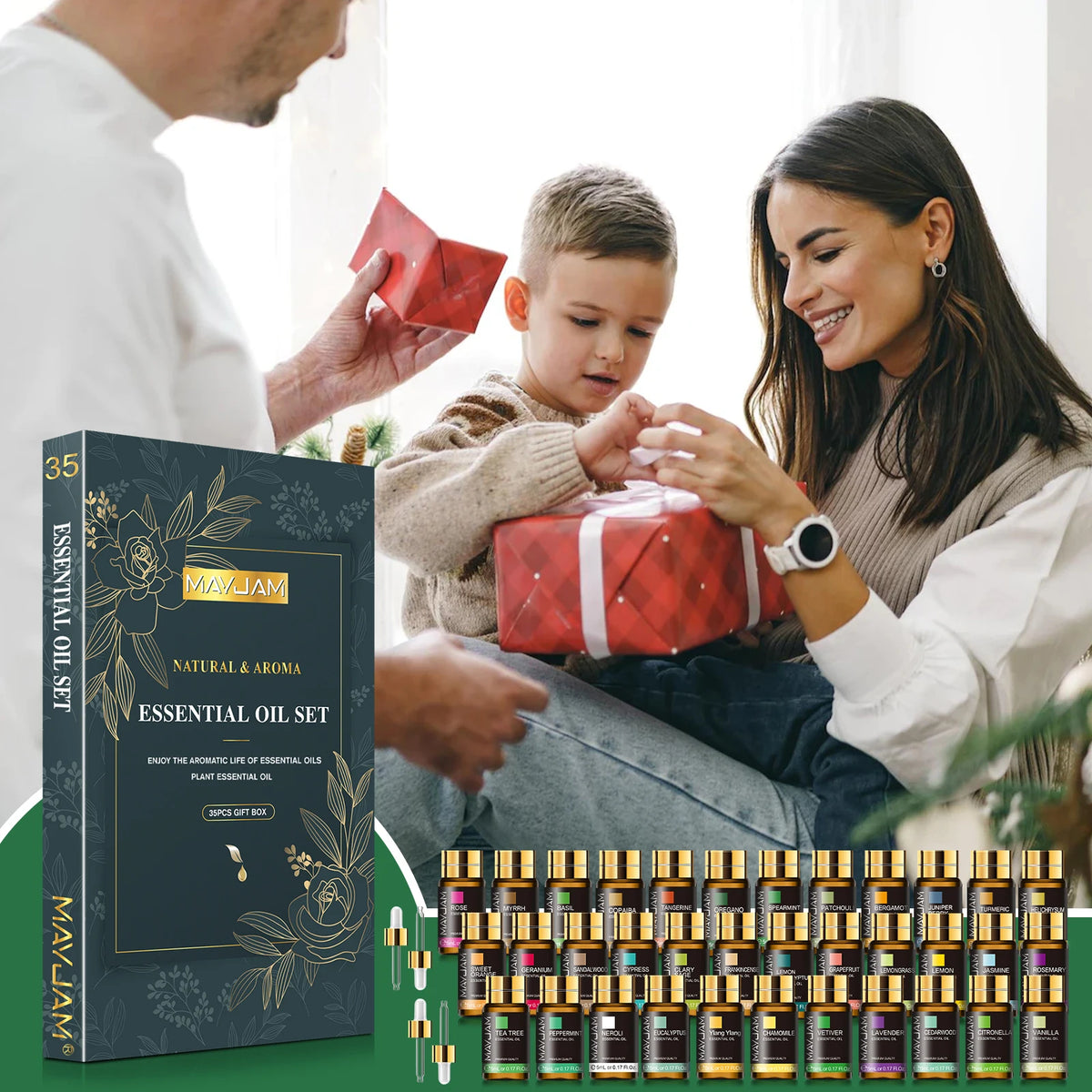 Mayjam Essential Oils Gift Box Collection For Aromatherapy