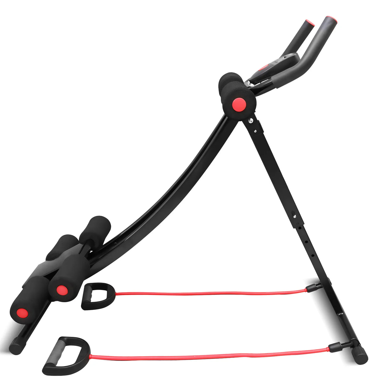 Foldable Ab Machine Core Trainer With LCD Display For Gym
