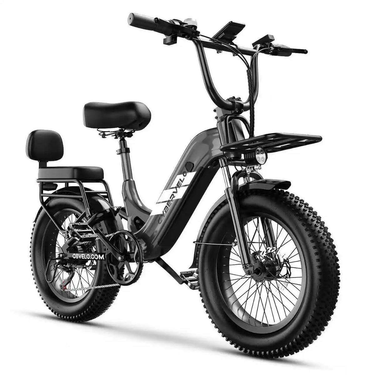 Cybervelo Step-Thru E-Bike With 1500W Peak Motor And 7-Speed Battery