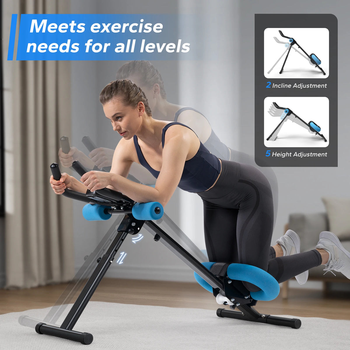 Merach Adjustable Abdominal Exercise Machine For Core Muscle Training