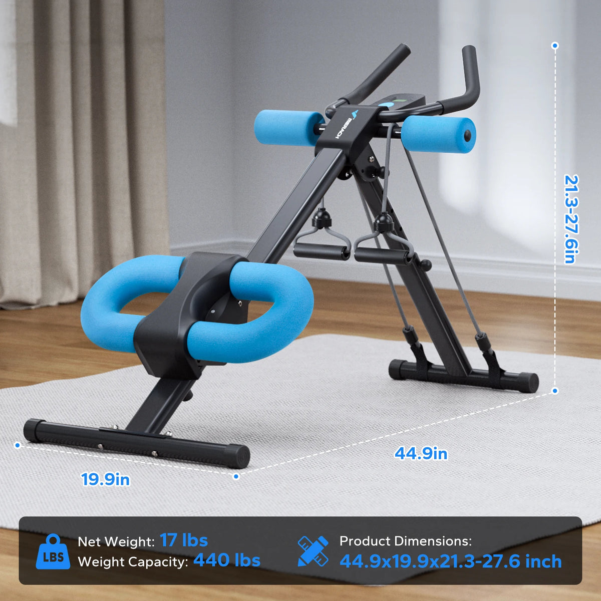 Merach Adjustable Abdominal Exercise Machine For Core Muscle Training