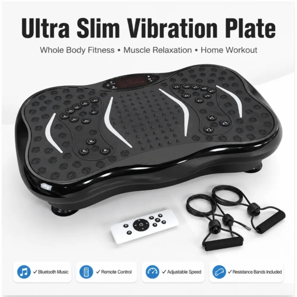 Adjustable Vibration Plate Fitness Machine For Whole Body Toning