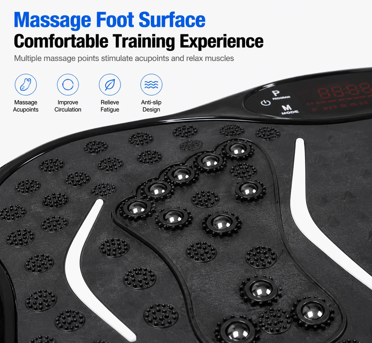 Adjustable Vibration Plate Fitness Machine For Whole Body Toning