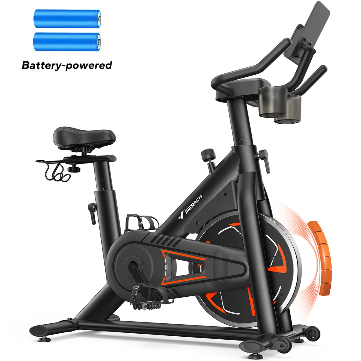 Merach Magnetic Exercise Bike With App Connectivity For Home Cardio