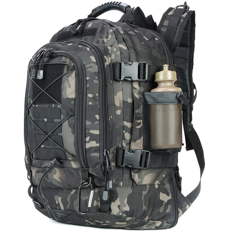 LQARMY Military Tactical Nylon Molle Backpack For Hiking Camping