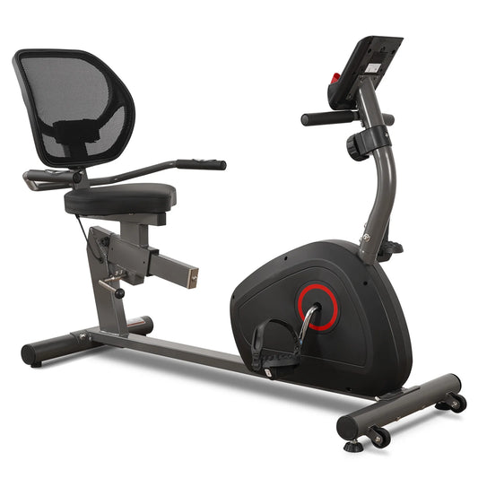 Quiet Recumbent Exercise Bike for Home With Eight Resistance Levels