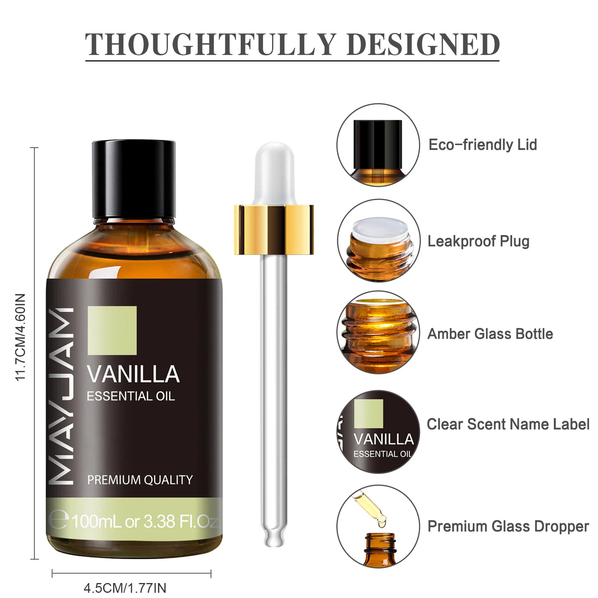Mayjam Pure Essential Oil Blend Featuring Vanilla And Sweet Orange