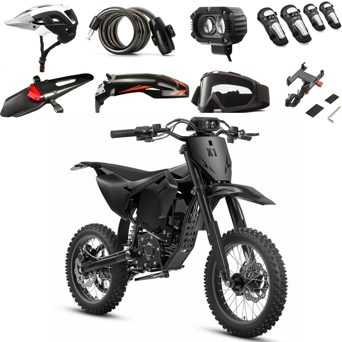 Qronge X1 Spark Electric Dirt Bike With 4500W Peak Motor
