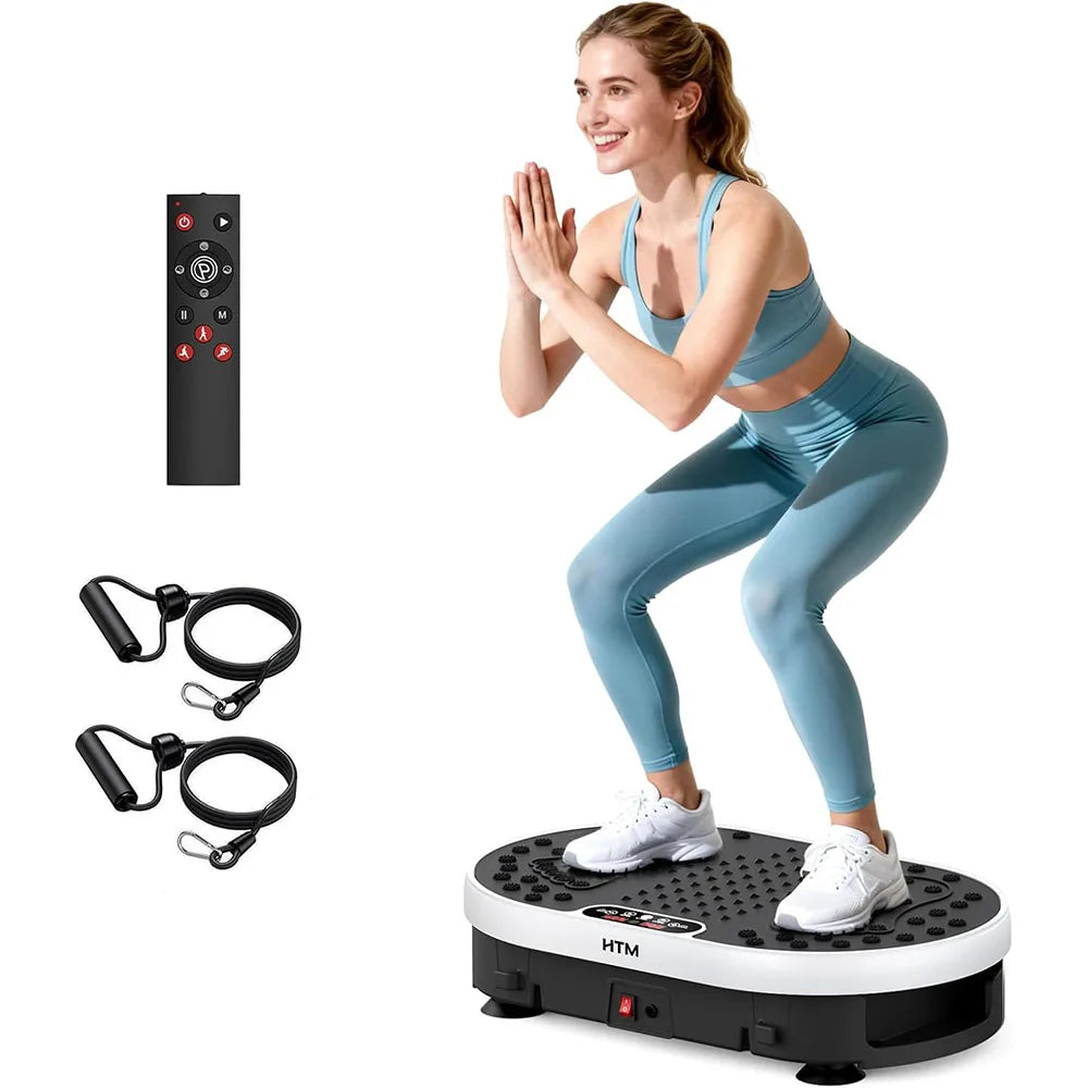 HTM Vibration Plate Exercise Machine With Remote And Led Display