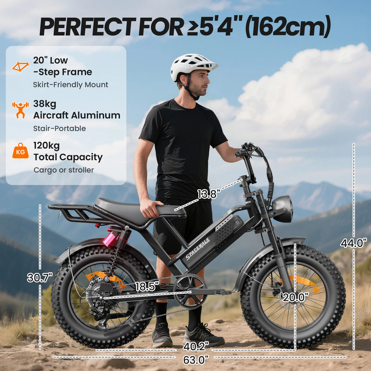 Spacewalk 2000W M7 Electric Dirt Bike All Terrain Adventure