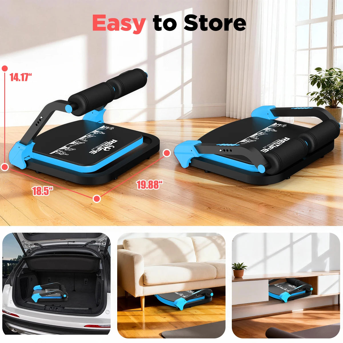 Adjustable Core Training Machine With Automatic Rebound