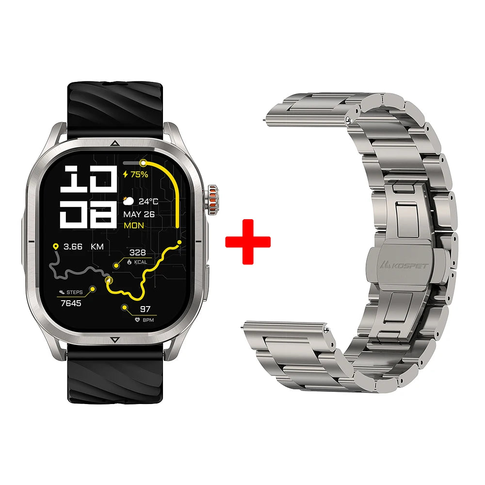 KOSPET Magic P10 GPS Smartwatch With AMOLED Screen IP69K Waterproof