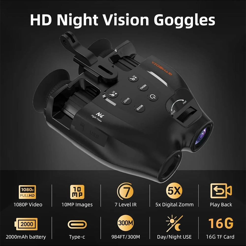 GTGUARD N4 Digital Night Vision Binoculars For Hunting Use