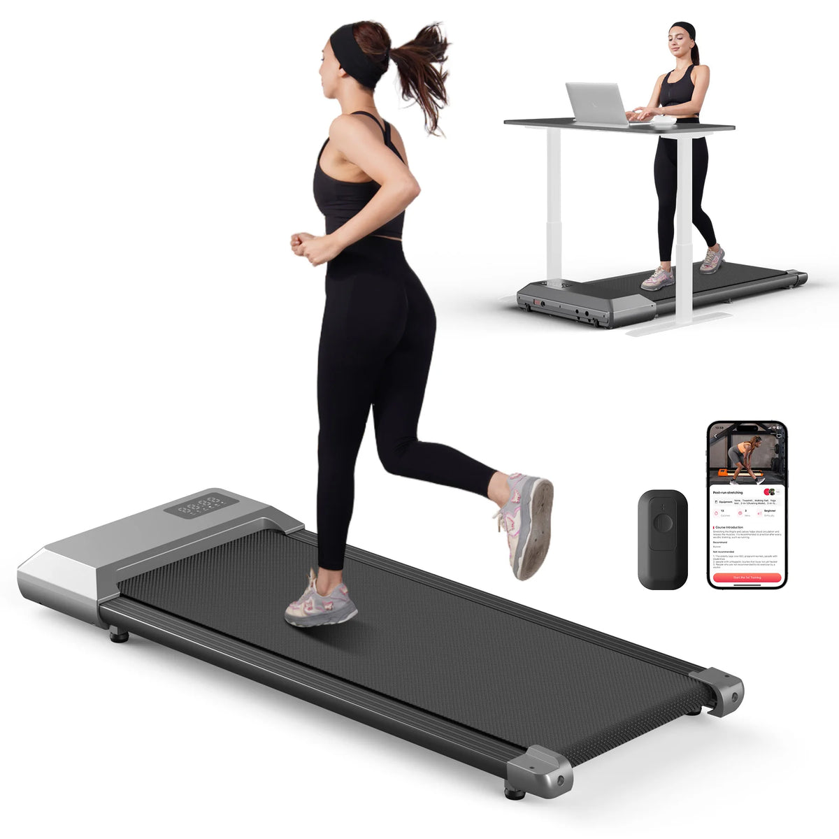 Superun Bluetooth Treadmill For Home With Wireless Heart Rate Monitor