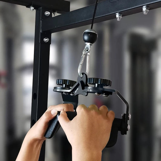 Adjustable Lat Pulldown Bar For Cable Machine Exercises