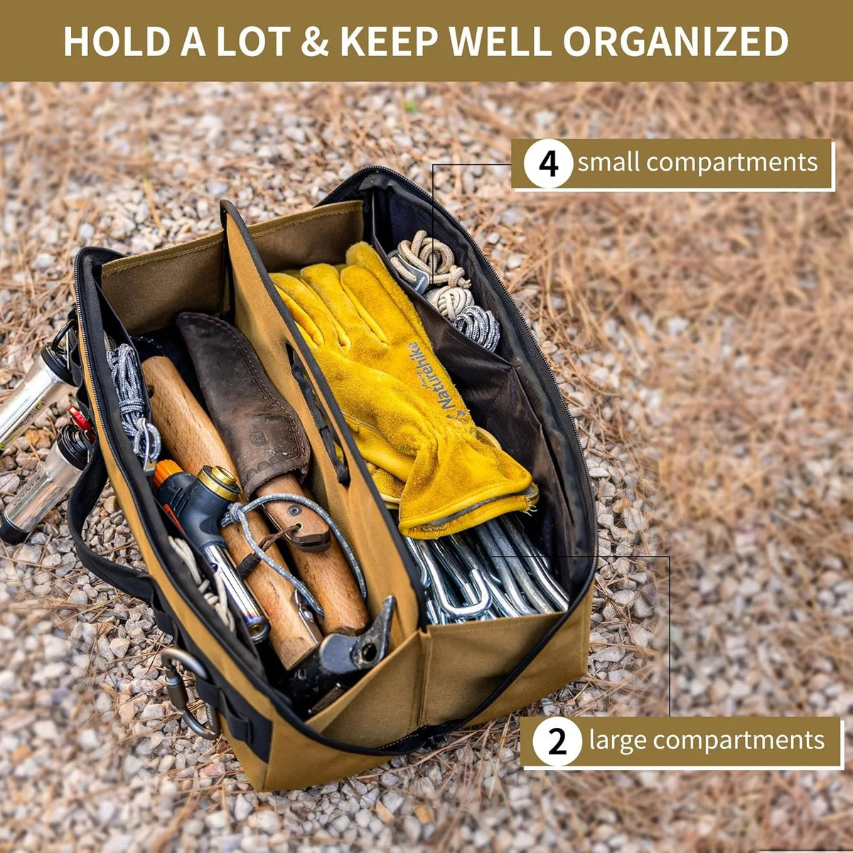 Naturehike Folding Camping Tool Bag Multifunctional Storage Organizer