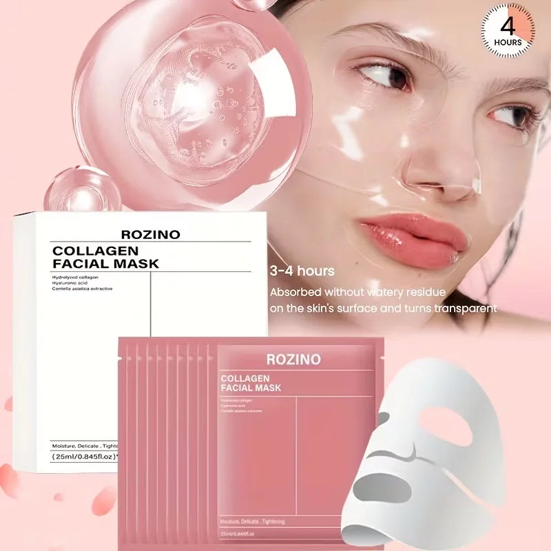 Rozino Hydrating Bio Collagen Face Masks For All Skin Types