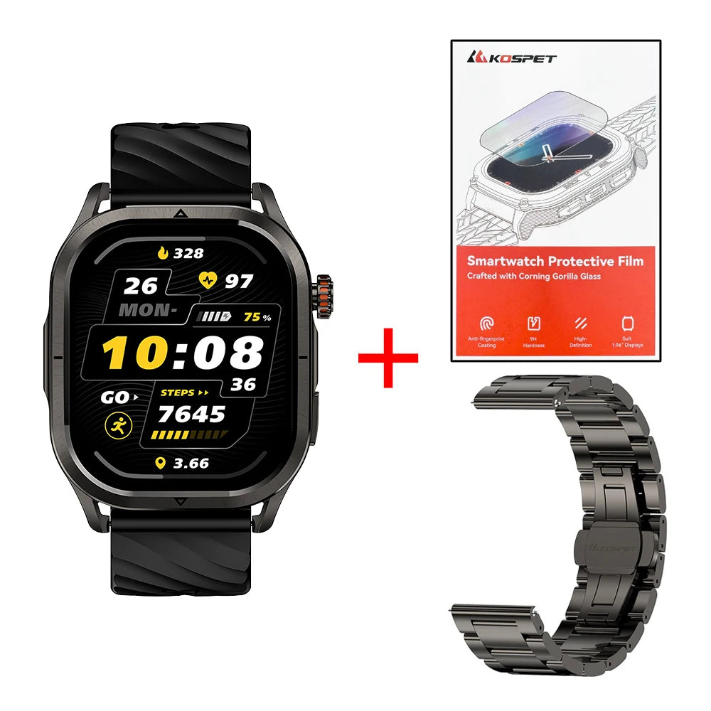 KOSPET Magic P10 GPS Smartwatch With AMOLED Screen IP69K Waterproof