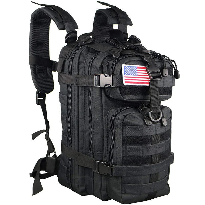 LQARMY Durable Tactical Backpack For Outdoor Hiking And Travel
