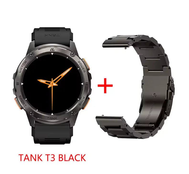 Kospet Tank T3 Smart Watch With Call And Fitness Tracking