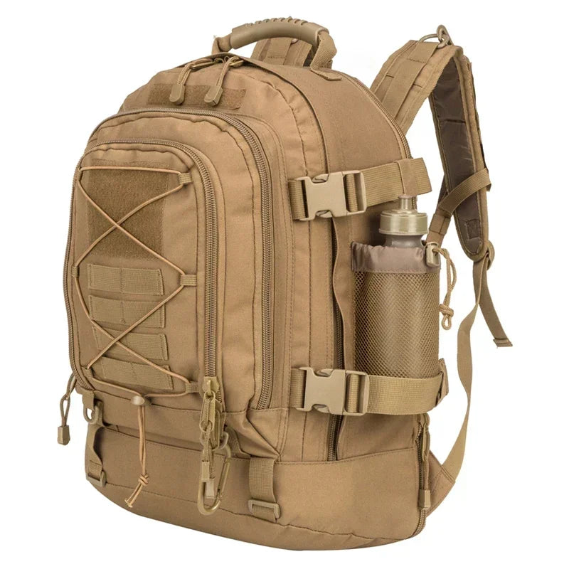 LQARMY Military Tactical Nylon Molle Backpack For Hiking Camping