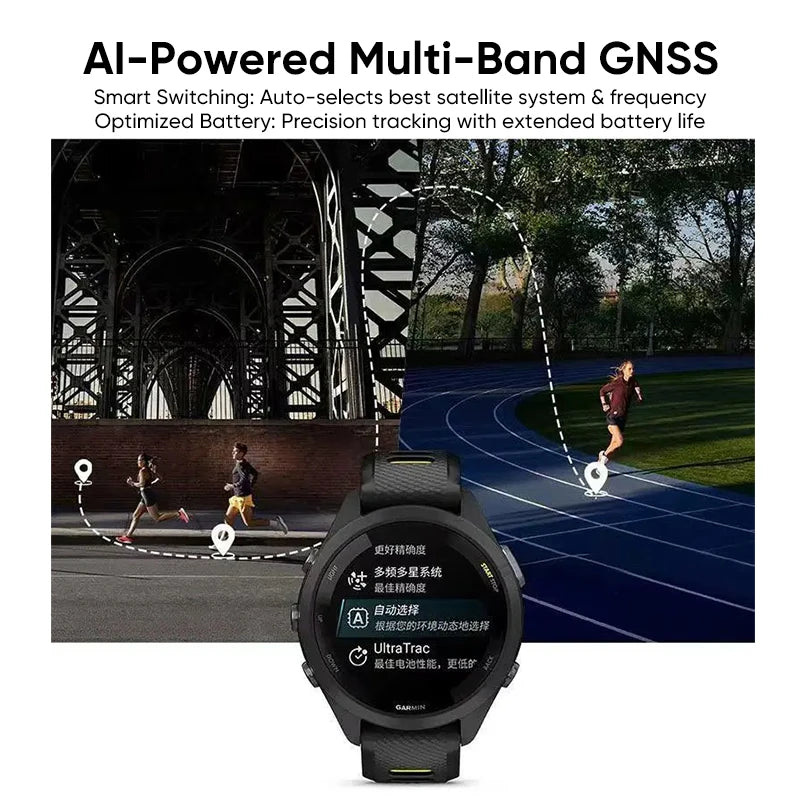 Garmin Forerunner 265 GPS Smartwatch AMOLED Heart Rate Fitness Tracker