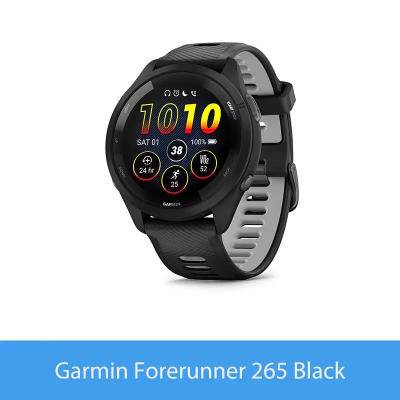 Garmin Forerunner 265 GPS Smartwatch AMOLED Heart Rate Fitness Tracker