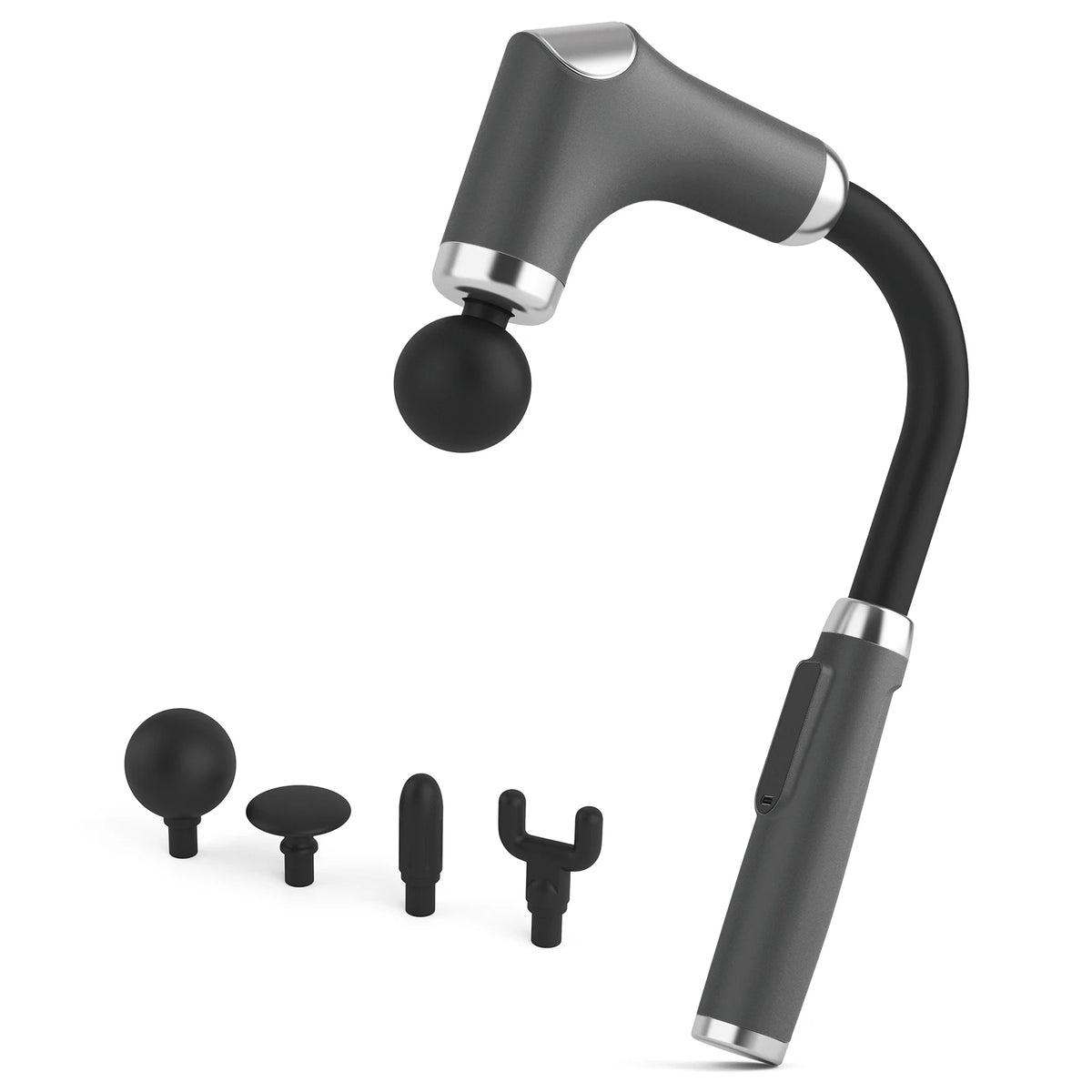 Long Handle Eight Attachment Rechargeable Massage Gun