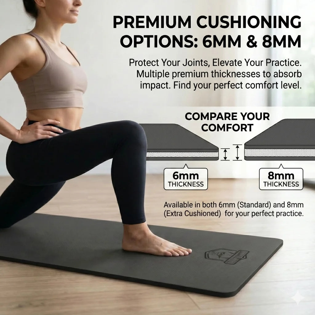 Hapbear Tpe Non Slip Double Sided Yoga Fitness Mat Bag