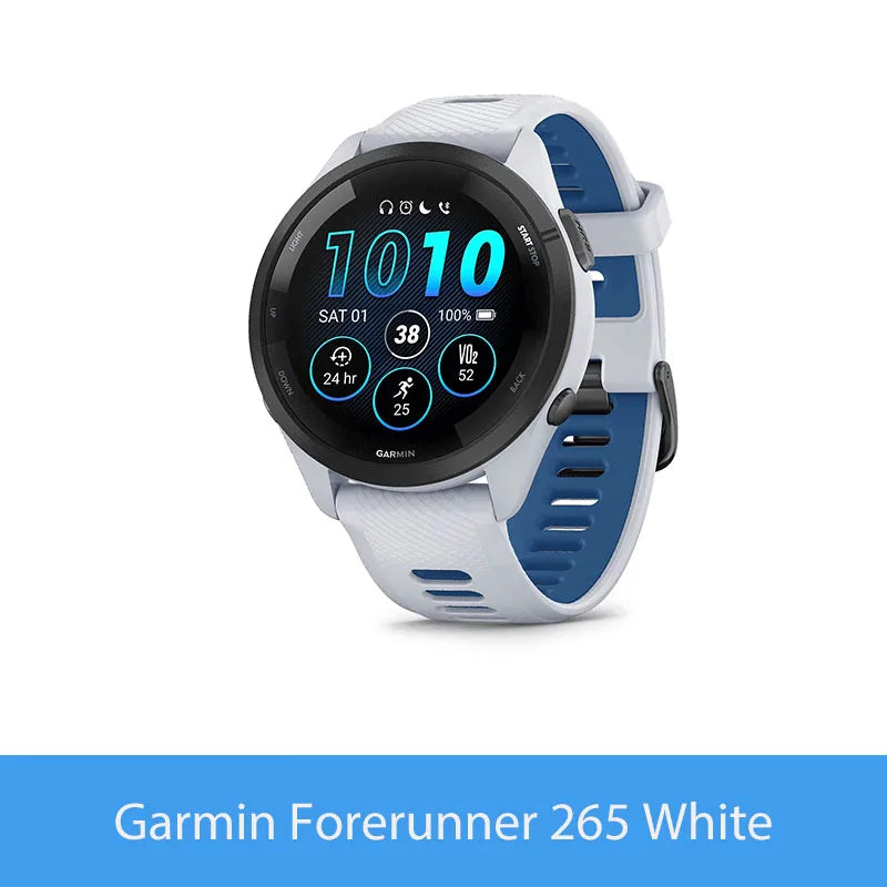 Garmin Forerunner 265 GPS Smartwatch AMOLED Heart Rate Fitness Tracker