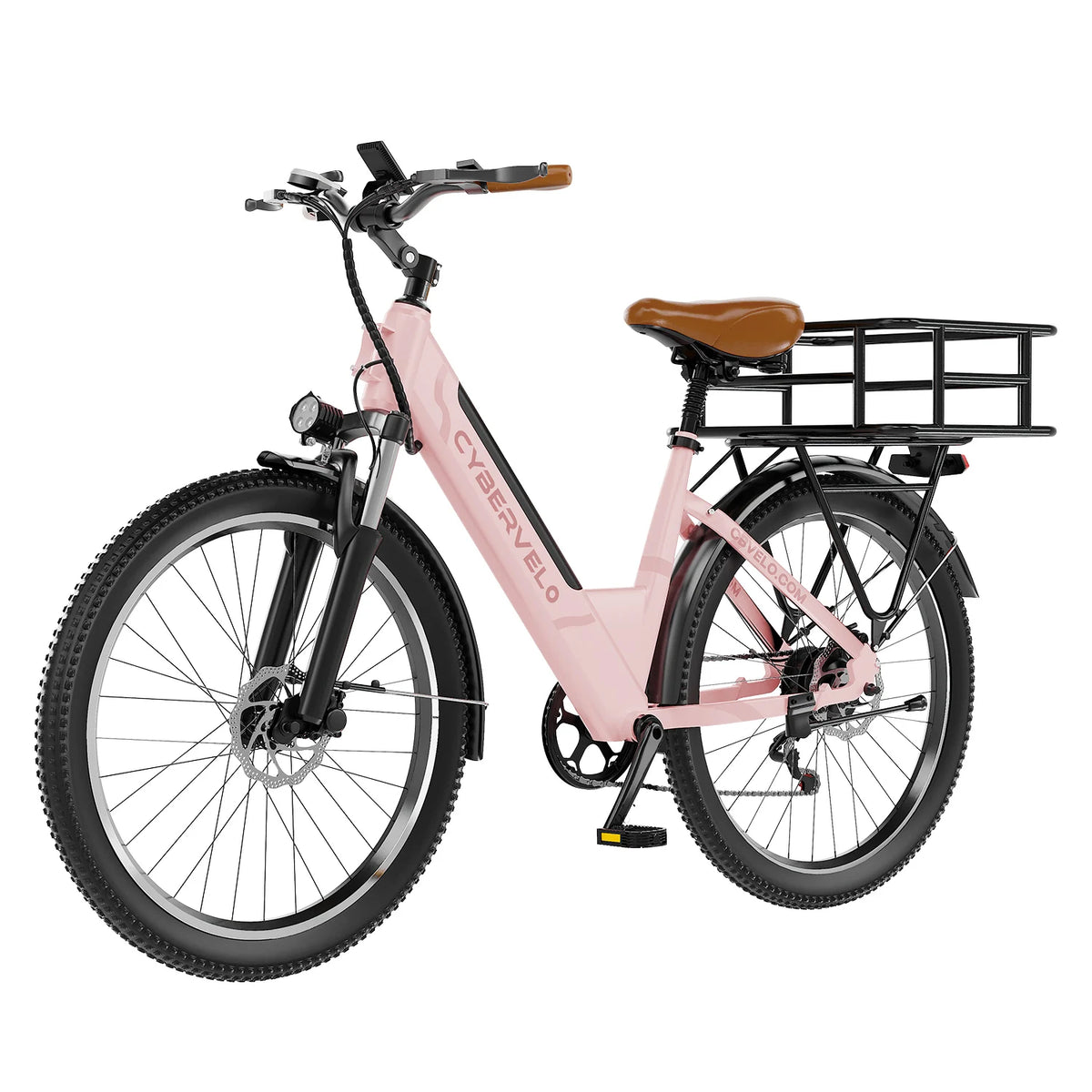 Cybervelo Urban Commute Step Through Electric Bike With Seven Speed