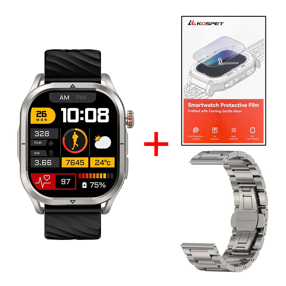 KOSPET Magic P10 GPS Smartwatch With AMOLED Screen IP69K Waterproof