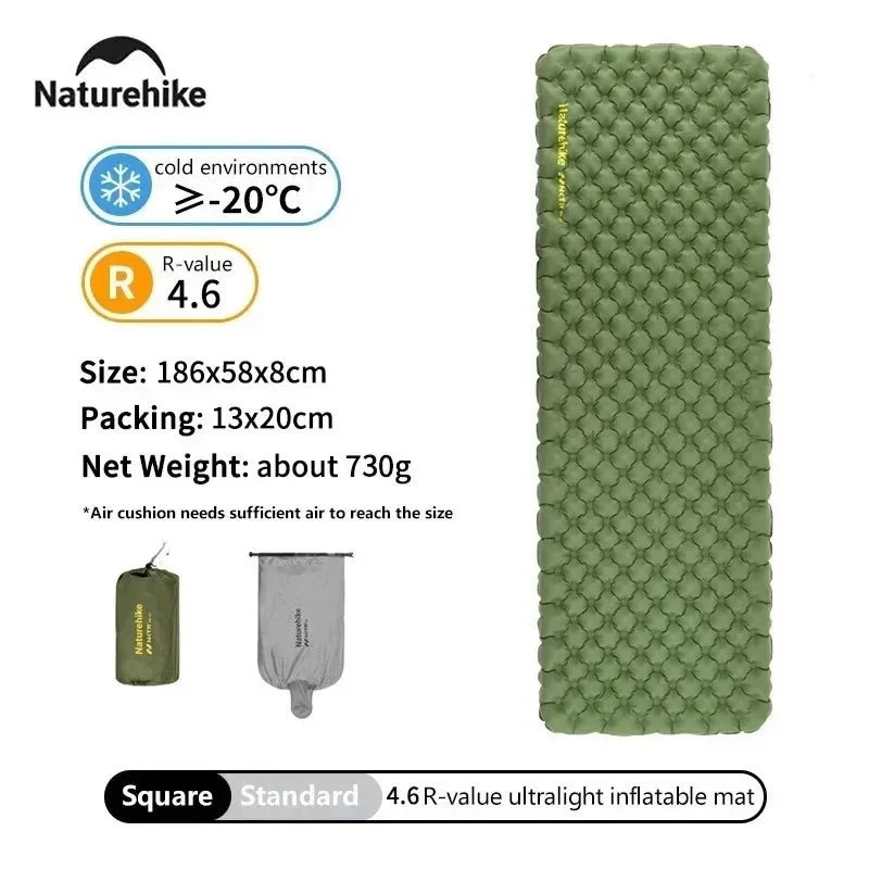 Naturehike Ultralight Insulated Inflatable Sleeping Pad For Camping