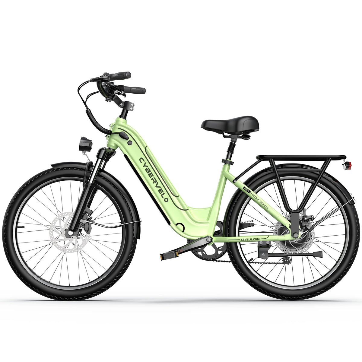 Cybervelo 500W Electric Bike With 48V 25Ah Detachable Battery Pack