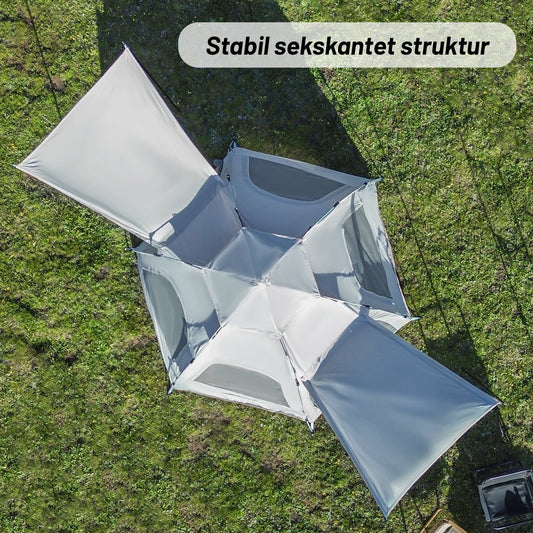 Pakicetus Quick Set Spherical Camping Tent With Ventilated Mesh