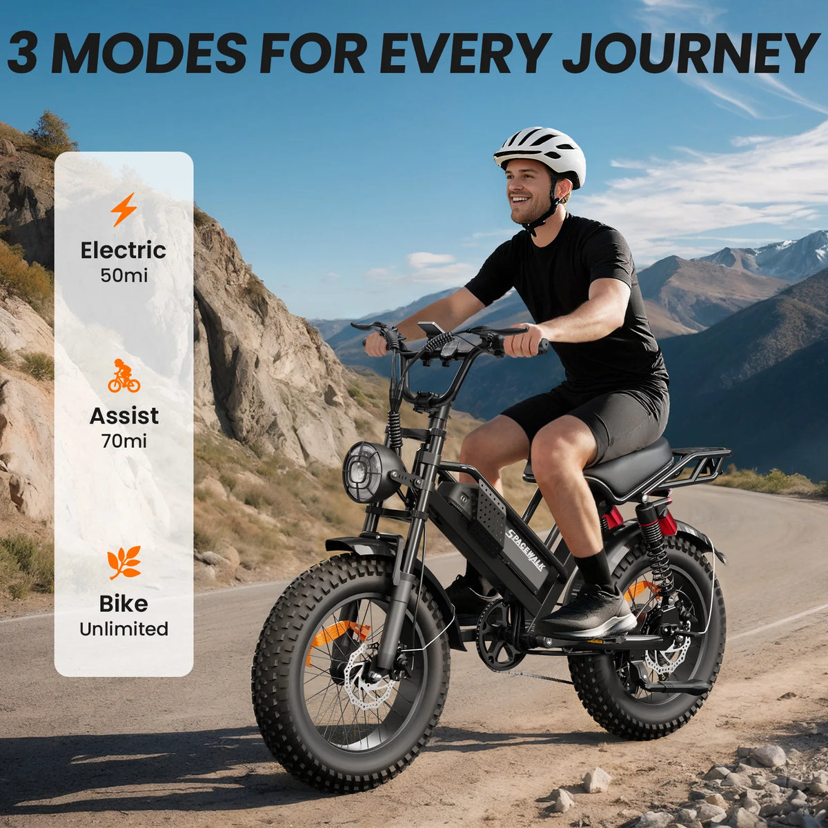 Spacewalk 2000W M7 Electric Dirt Bike All Terrain Adventure