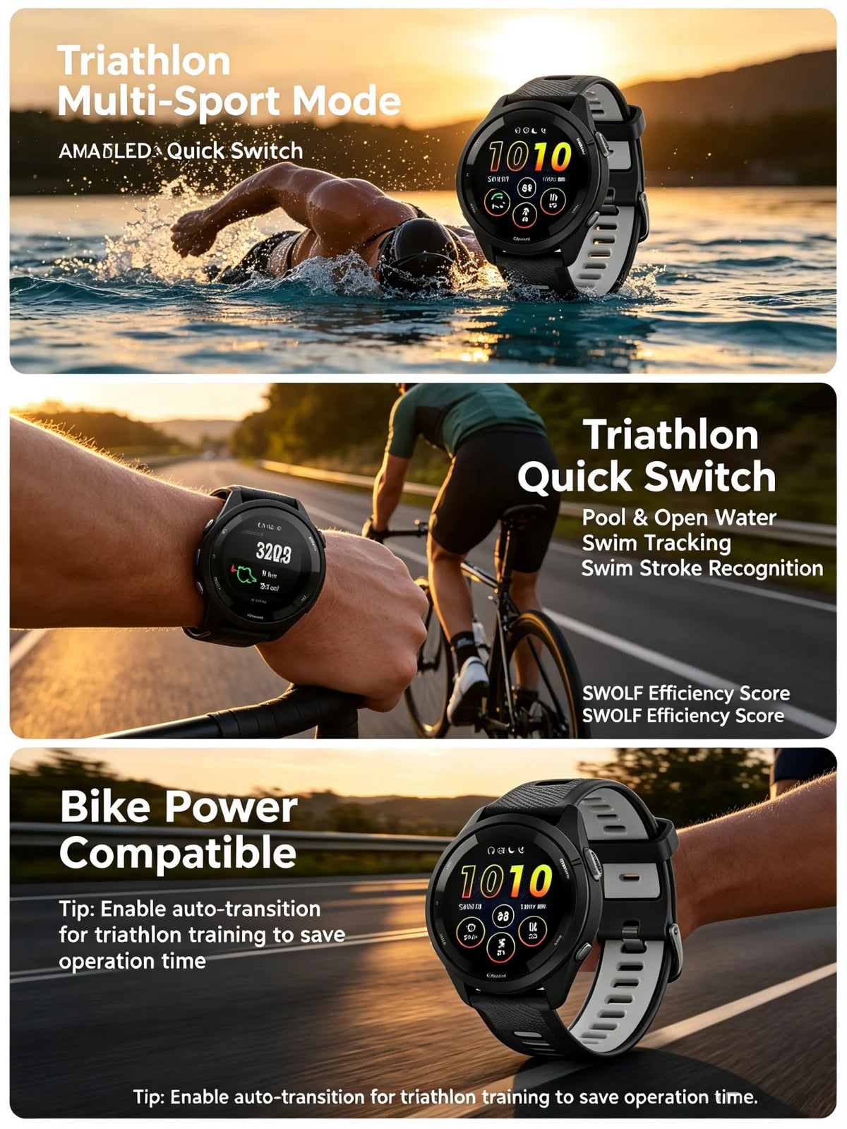 Garmin Forerunner 265 GPS Running Smartwatch With Heart Rate Monitoring