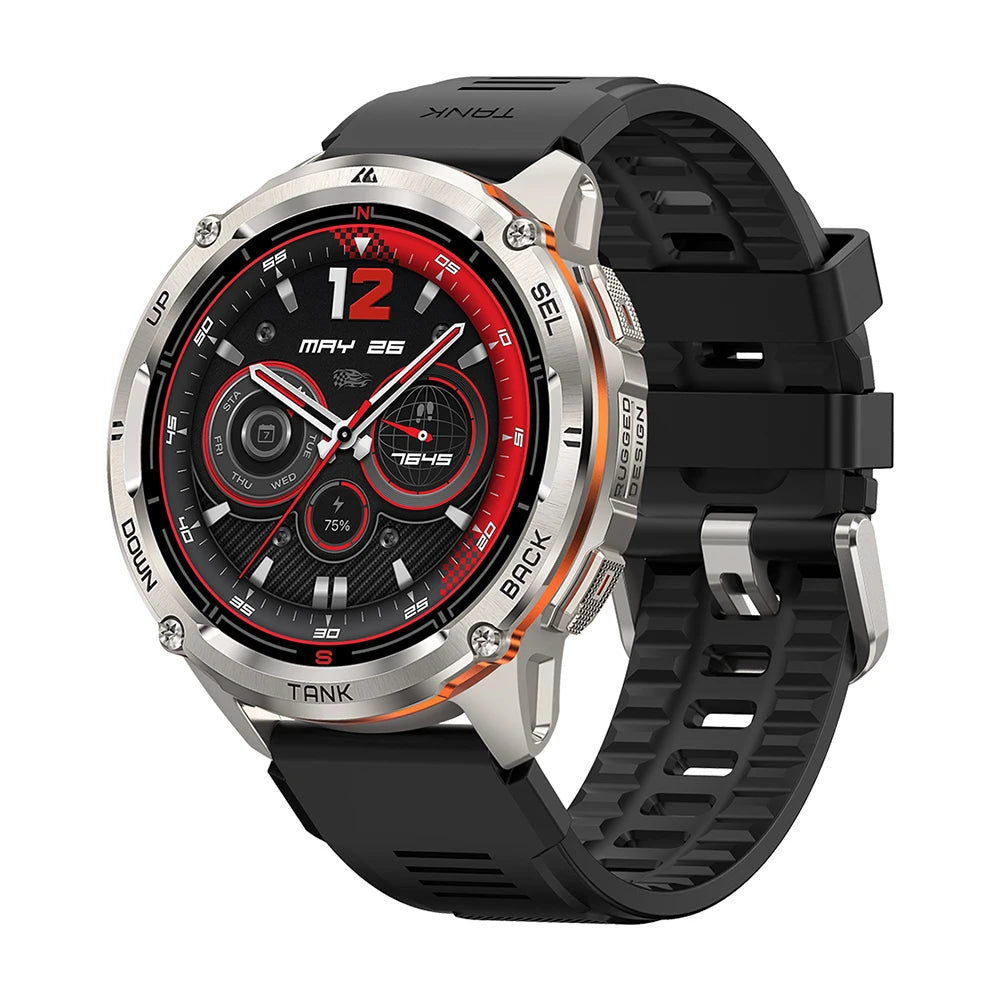 Kospet Tank T3 Gps Smartwatch Featuring Bluetooth Calls And Durability