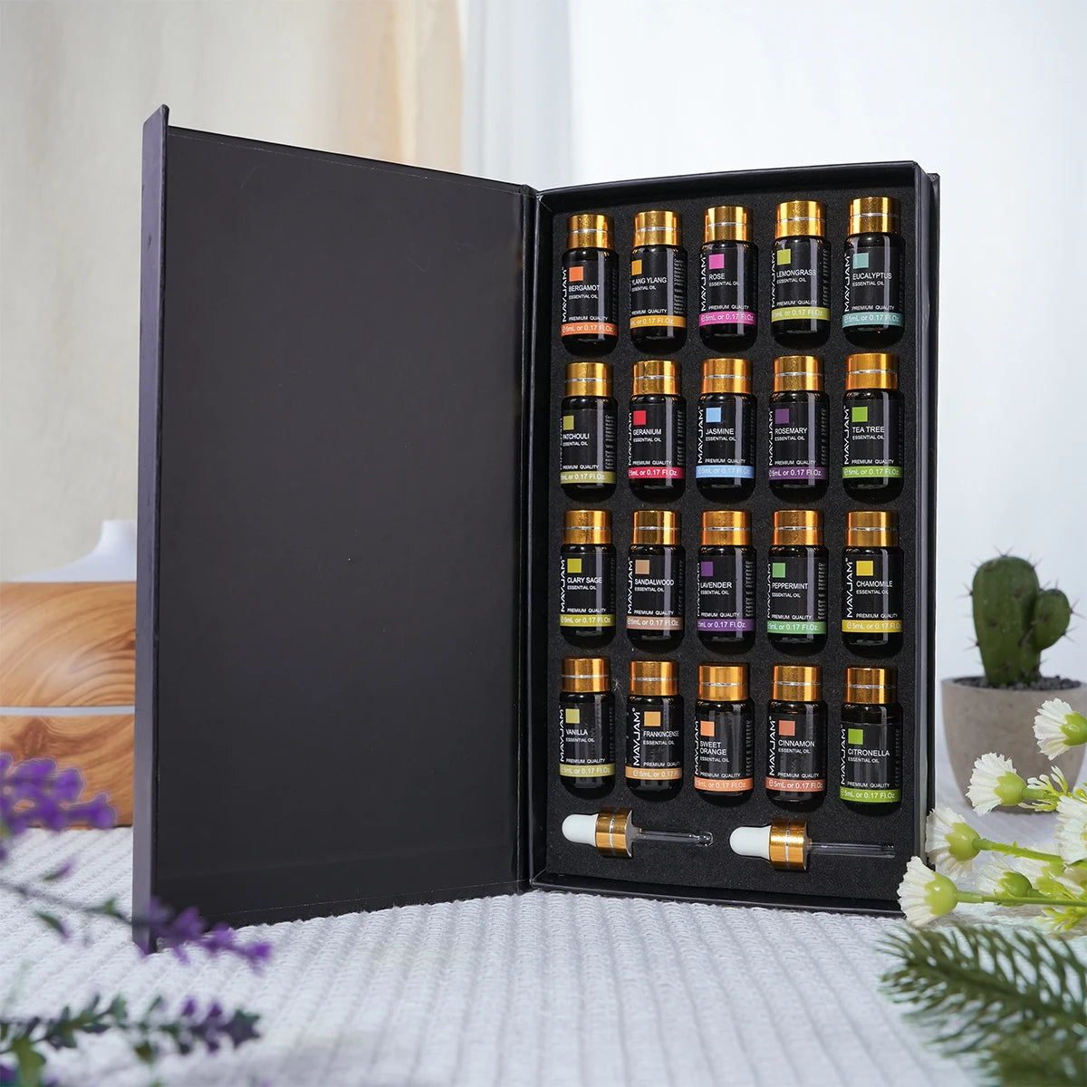 MAYJAM 20 Bottles Aromatherapy Essential Oil Set For Diffuser