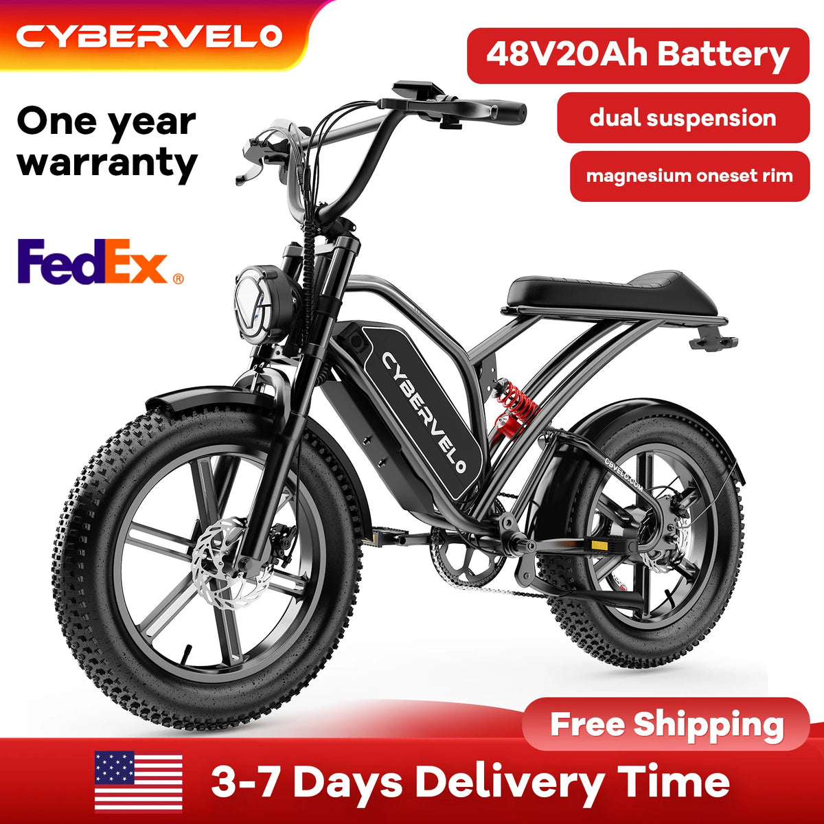 Cybervelo EK11 Adult Electric Dirt Bike With Removable Battery
