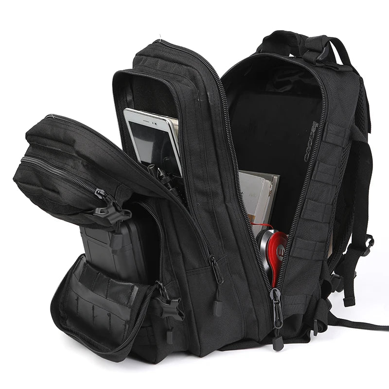 LQARMY Durable Tactical Backpack For Outdoor Hiking And Travel