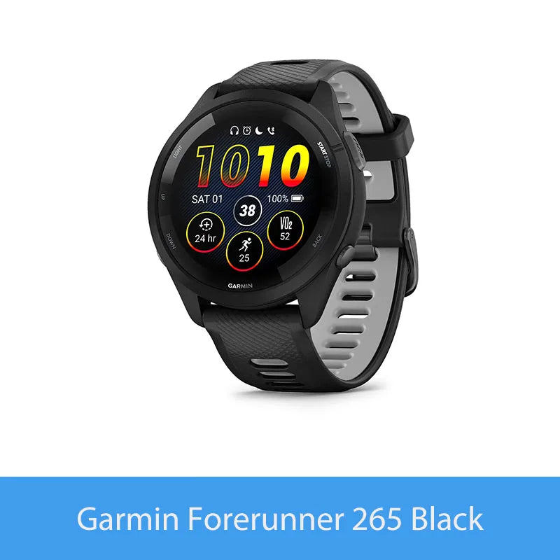 Garmin Forerunner 265 GPS Smartwatch AMOLED Heart Rate Fitness Tracker