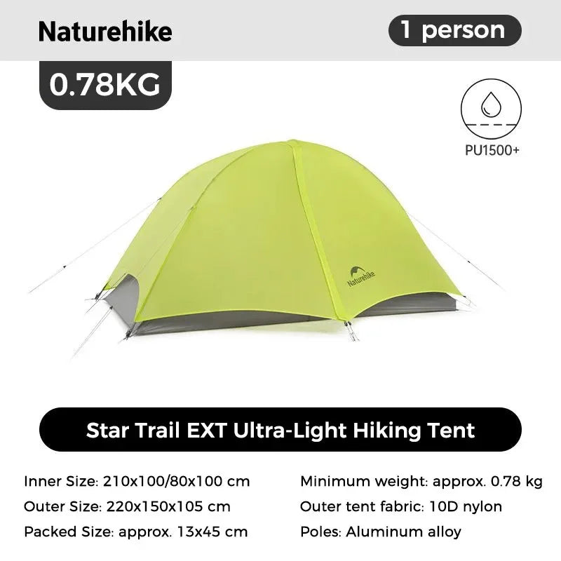 Naturehike Star Trail Ext Double Layer Ultralight Backpacking Tent