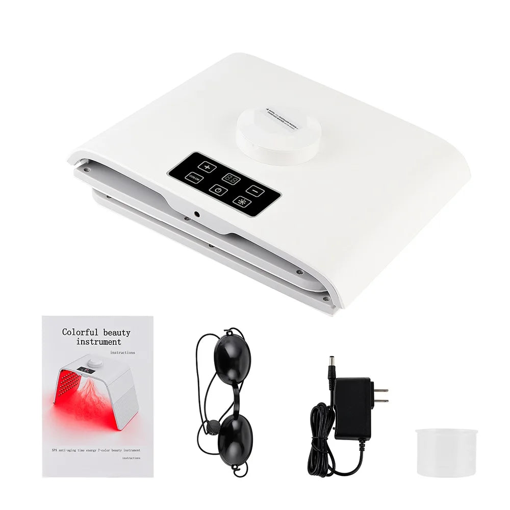 Foreverlily Foldable LED Skin Rejuvenation And Nano Spray Device