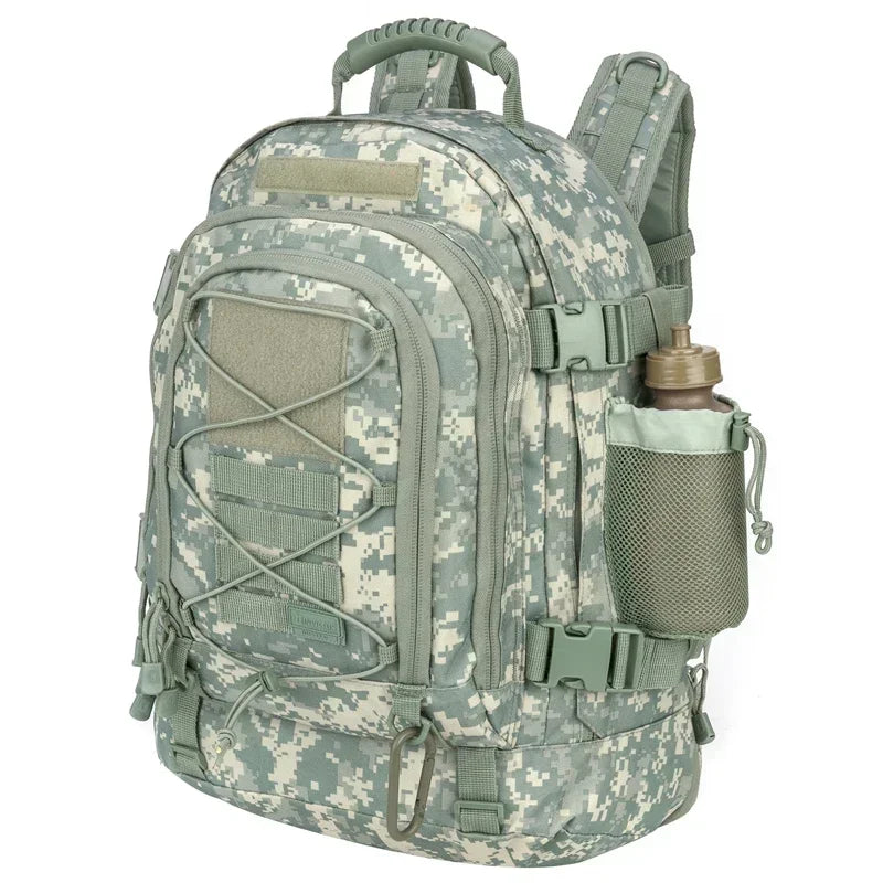 LQARMY Military Tactical Nylon Molle Backpack For Hiking Camping