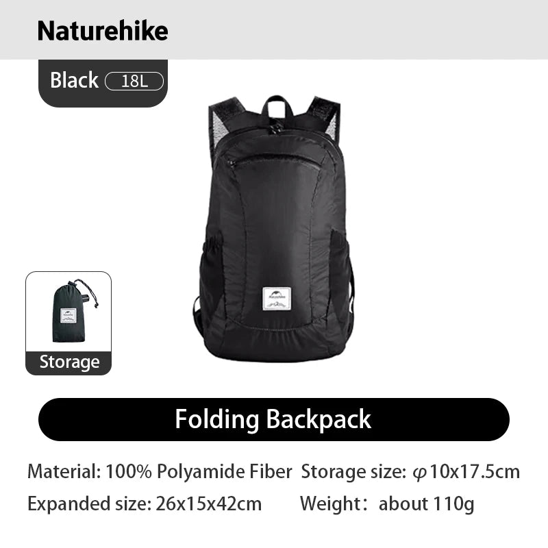 Naturehike Ultralight Waterproof Foldable Backpack For Outdoor Adventures