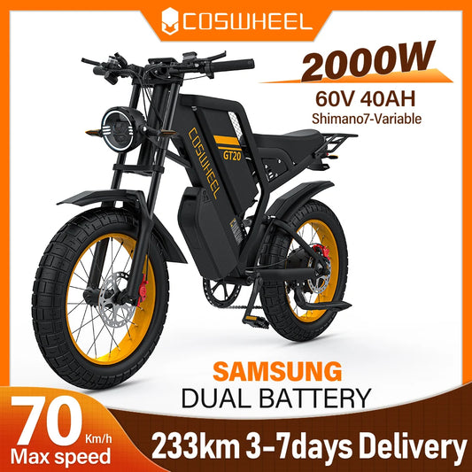 Coswheel GT20 Max Electric Bike 2000W Brushless Motor Off Road