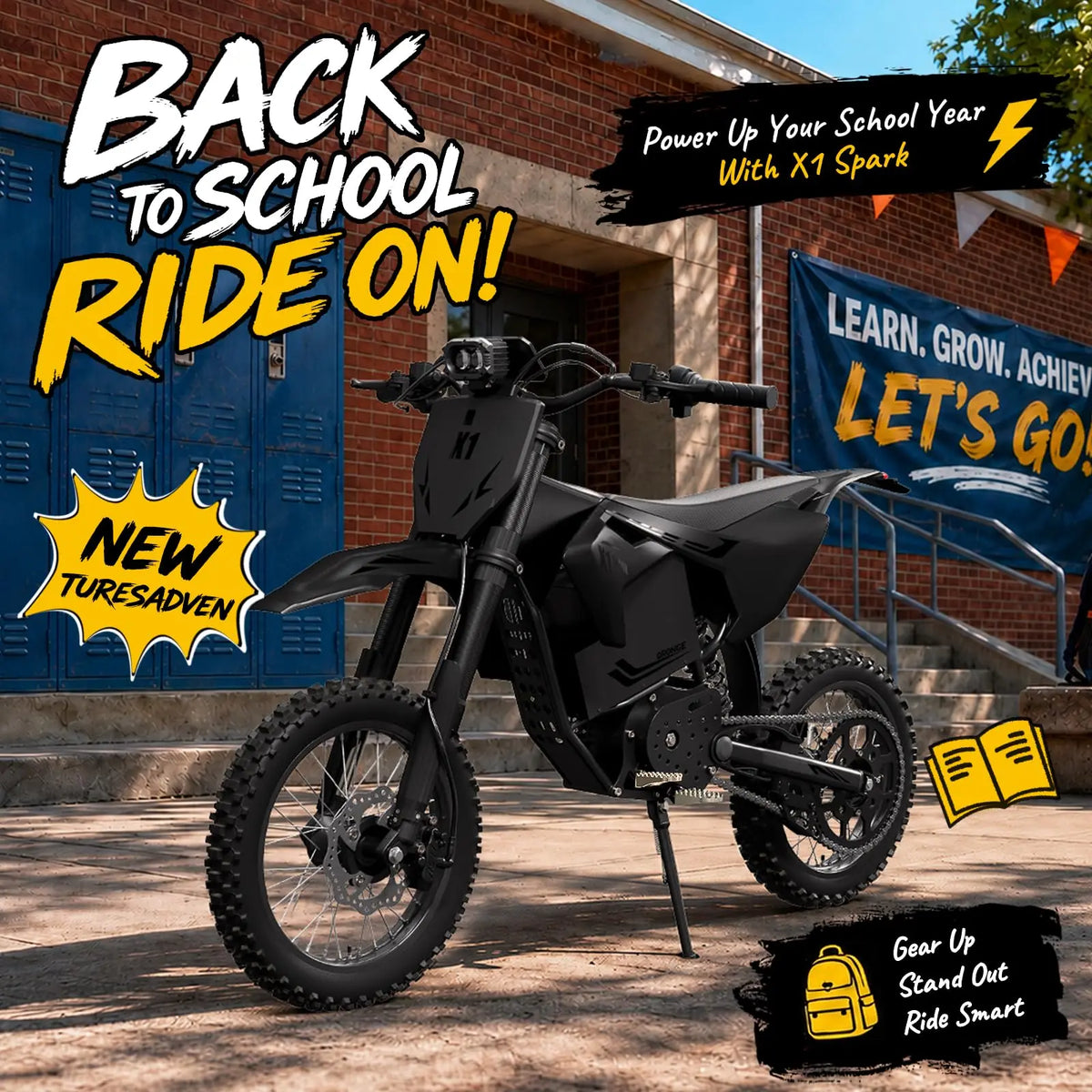 Qronge X1 Spark Electric Dirt Bike With 4500W Peak Motor