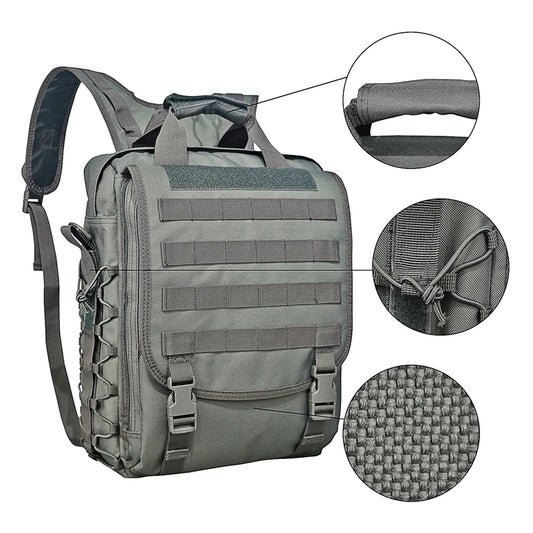 LQARMY Tactical Molle Backpack Waterproof Nylon Messenger Bag